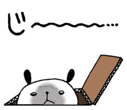 Playful Osaka panda*Plain* sticker #9438546