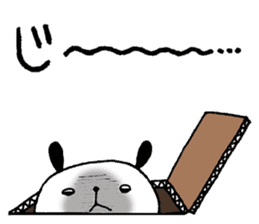 Playful Osaka panda*Plain* sticker #9438546