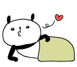 Playful Osaka panda*Plain* sticker #9438555