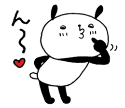 Playful Osaka panda*Plain* sticker #9438556