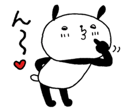 Playful Osaka panda*Plain* sticker #9438556
