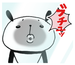 Playful Osaka panda*Plain* sticker #9438557