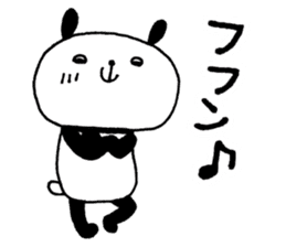 Playful Osaka panda*Plain* sticker #9438562
