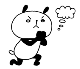 Playful Osaka panda*Plain* sticker #9438563