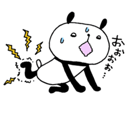 Playful Osaka panda*Plain* sticker #9438565