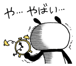 Playful Osaka panda*Plain* sticker #9438566