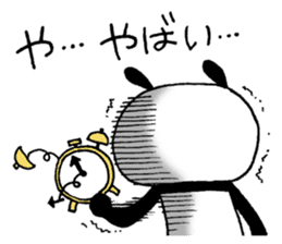 Playful Osaka panda*Plain* sticker #9438566