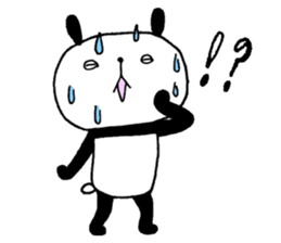 Playful Osaka panda*Plain* sticker #9438568