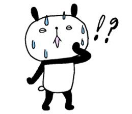 Playful Osaka panda*Plain* sticker #9438568