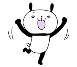 Playful Osaka panda*Plain* sticker #9438570