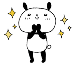 Playful Osaka panda*Plain* sticker #9438571