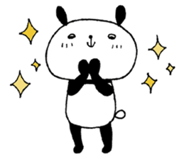 Playful Osaka panda*Plain* sticker #9438571