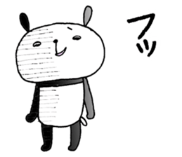Playful Osaka panda*Plain* sticker #9438577