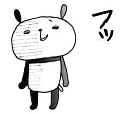 Playful Osaka panda*Plain* sticker #9438577