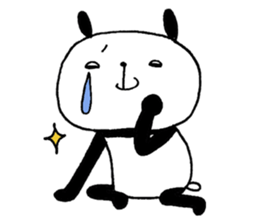Playful Osaka panda*Plain* sticker #9438579