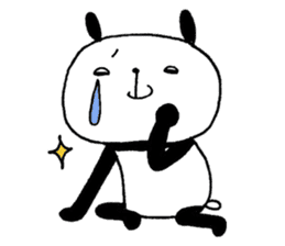 Playful Osaka panda*Plain* sticker #9438579