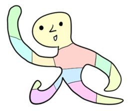 Stained glass Man sticker #9439265