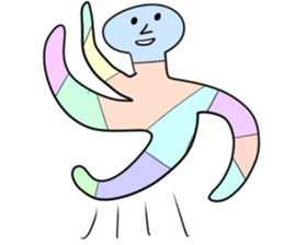 Stained glass Man sticker #9439267