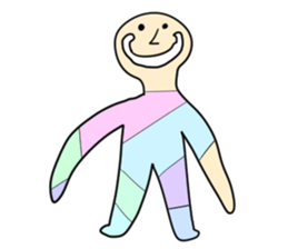 Stained glass Man sticker #9439272