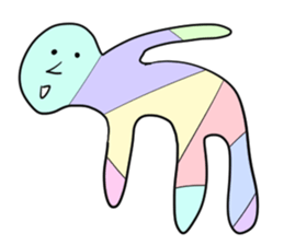 Stained glass Man sticker #9439274