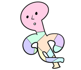 Stained glass Man sticker #9439277