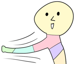 Stained glass Man sticker #9439288