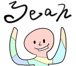 Stained glass Man sticker #9439289