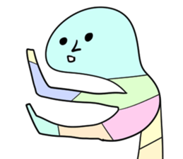 Stained glass Man sticker #9439292