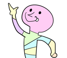 Stained glass Man sticker #9439295