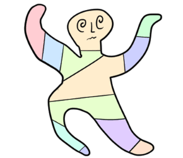 Stained glass Man sticker #9439298