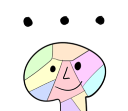 Stained glass Man sticker #9439299