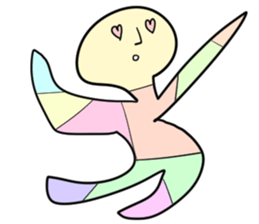 Stained glass Man sticker #9439302