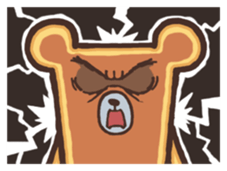The name of the bear "Kumada-kuma" 2 sticker #9439562