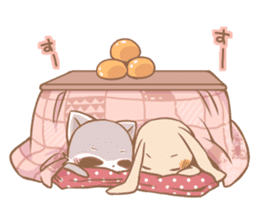 Love!Raccoons&Rabbit3 sticker #9440026