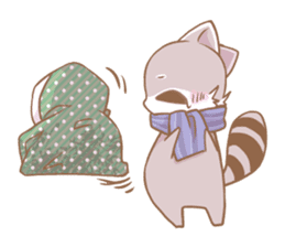 Love!Raccoons&Rabbit3 sticker #9440029