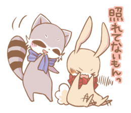 Love!Raccoons&Rabbit3 sticker #9440038