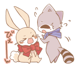 Love!Raccoons&Rabbit3 sticker #9440040