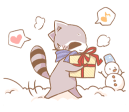 Love!Raccoons&Rabbit3 sticker #9440049