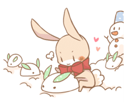 Love!Raccoons&Rabbit3 sticker #9440050