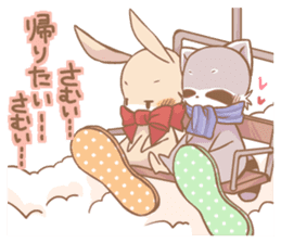 Love!Raccoons&Rabbit3 sticker #9440053