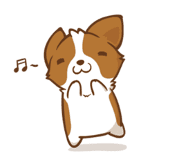 Corgi Dog KaKa - Good Friends sticker #9440571