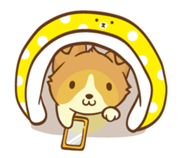 Corgi Dog KaKa - Good Friends sticker #9440575