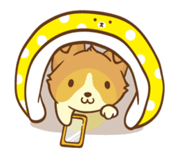 Corgi Dog KaKa - Good Friends sticker #9440575