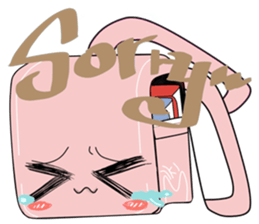 School bag rabbit sticker #9441733