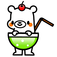 Cream soda bear & Coke float bear