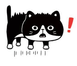 Hachi the Alley cat sticker #9442368
