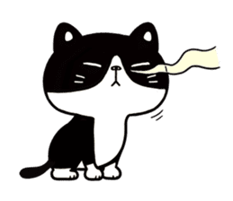 Hachi the Alley cat sticker #9442380