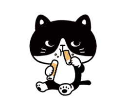 Hachi the Alley cat sticker #9442381