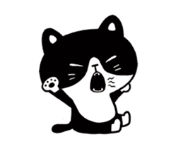 Hachi the Alley cat sticker #9442384