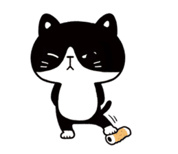Hachi the Alley cat sticker #9442394